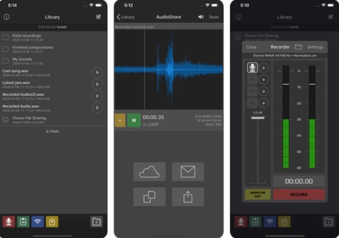 AudioShare A Preview for iOS Devices