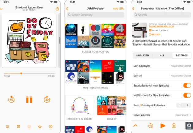 Overcast Is An Iphone Podcast Application.