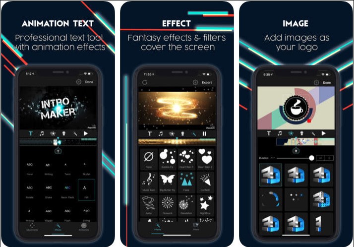 Intro Maker Effects Video Edit Iphone And Ipad App Screenshot