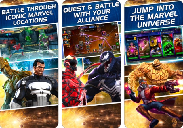 Marvel Contest of Champions combat game for iPhone and iPad