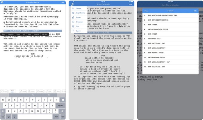 Scripts Pro Iphone And Ipad App Screenshot